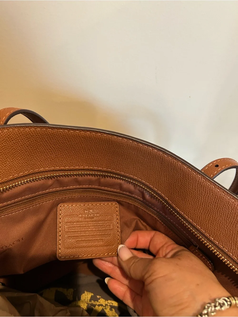 Coach classic leather